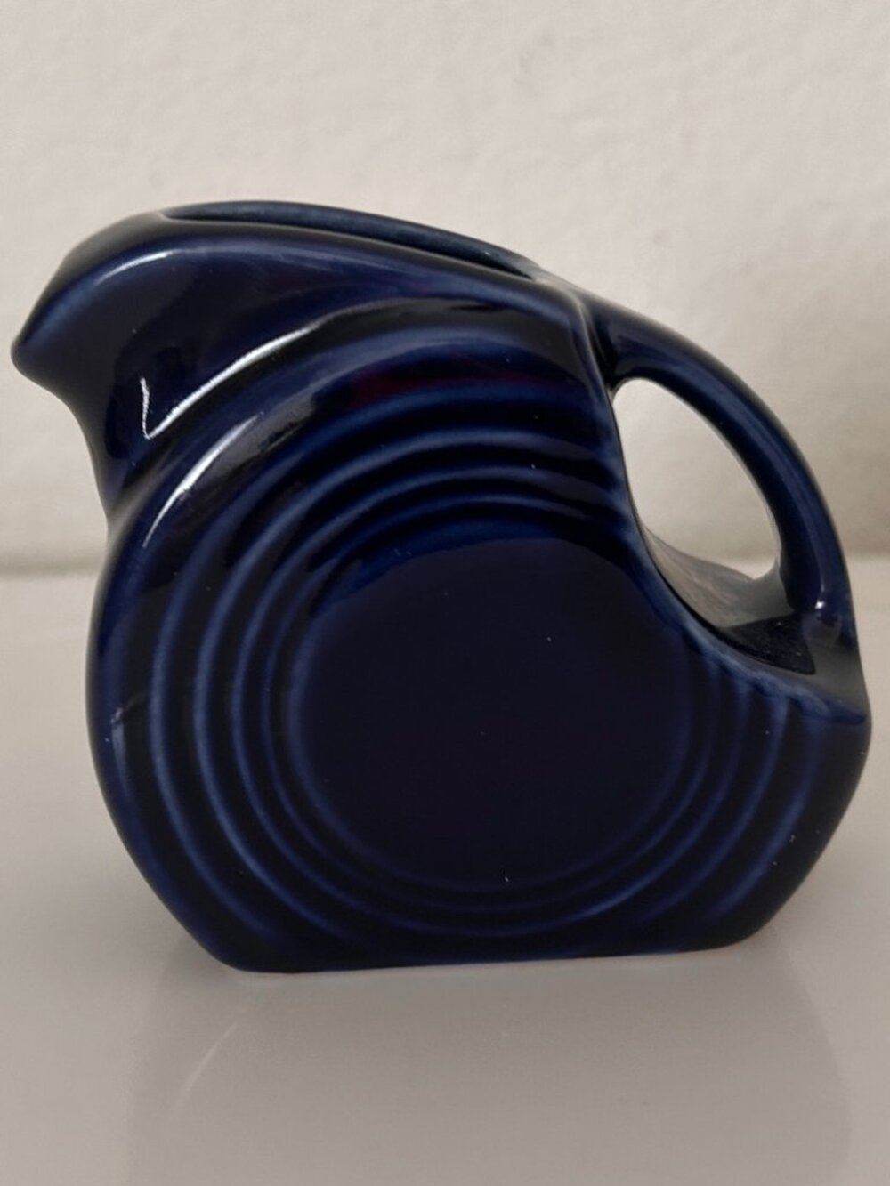 Fiesta Cobalt Blue Mini Disk Pitcher